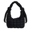 Coreia do Sul ins, bolsa de ombro de grande capacidade feminina 2023, nova bolsa plissada puff nicho moda all-match messenger bag