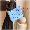 Bolsa Tote Cuadrada Popular de Eva de Amazon, Bolso de Hombro para Mujer, Cesta de Verduras, Bolsa para Mascotas, Bolsa de Playa de Gran Capacidad