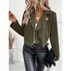 Deseo, Amazon, AliExpress: Chaquetas populares europeas y americanas, abrigos cortos, tops de gamuza