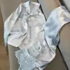 Pijama de Seda de Alta Gama para Mujer, Primavera/Otoño, Seda Helada, Manga Larga, Nuevo Estilo 2026, Ribete de Encaje, Dulce Conjunto para Estar en Casa