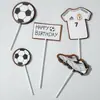Decoración para Pastel Maestro del Slam Dunk de Baloncesto Adornos Zapatos de Baloncesto para Niños Aro de Baloncesto Tarjeta Plug-in para Pastel de Cumpleaños de Fútbol