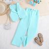 Conjunto de Chaleco sin Mangas de Solapa de Botones Sencillos Estilo Transfronterizo de Verano y Pantalones de Traje, Conjunto Casual de Dos Piezas de Color Sólido para Chicas Jóvenes, Moderno