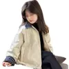 Abrigo de invierno acolchado de algodón para niñas 2026 nuevo elegante y cálido chaqueta de algodón para niños ropa de abrigo de invierno