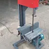Sierra de Cinta para Carpintería, Sierra Circular Multifuncional para Madera, Máquina de Corte Curvo con Mesa Deslizante, Sierra de Cinta para Carpintería Doméstica
