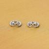 9mm Plata de ley Xizang aro dorado espaciador de hechizos cierre aro hechizo anillo de plata espaciador Accesorios hechos a mano DIY mito negro sabio