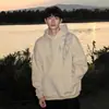 Nova Moletom com Capuz Estilo Chinês Estilo Nacional Masculino 2024 Outono e Inverno Novo Estilo Americano High-end Pesado Solto Casual Jaqueta