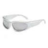 Nuevas Gafas de Sol Negras 2024 Deportes al Aire Libre Visera Solar Gafas de Sol Tendencia Europea y Americana Hombres Ciclismo A Prueba de Viento
