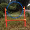 Pet dog agilidade adestramento pular anel amarrar barra de obstáculo atacado pet equipamento de adestramento cão saltar obstáculos adestramento