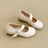 Zapatos Mary Jane para mujer de cuero suave con plataforma, nuevos zapatos de noche estilo francés para el otoño 2026, cómodos para los pies, punta redonda, adecuados para combinar con faldas
