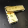 Amostras de Barra de Ouro, Barras de Ouro para Investimento, Adereços de Tijolo de Ouro, Amostras Decorativas de Exibição Banhadas a Cobre, Ornamentos e Artesanato