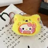 Linda Gatita de Felpa para Disfrazar Billetera para Monedas Colgante Muñeca Adorno Estudiante Funda para Audífonos Bolsa de Almacenamiento Accesorio