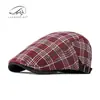 Gorra de Béisbol de Moda Estilo Coreano para Mujer, Boina Delgada Transpirable para Hombre de Primavera y Verano, Gorra Retro Británica Adelantada, Gorra de Artista, de Moda