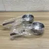 Panela Anti-respingos de Óleo de Aço Inoxidável Transfronteiriça Panela para Óleo Quente Panela com Cabo de Madeira Alongado Panela Pequena para Fritar Mini Panela de Aço Espesso com Cabo Panela para Óleo