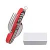 Set Multifuncional Desmontable de Seis Piezas: Cuchillo, Tenedor y Cuchara, Set Plegable de Cuchillo y Tenedor, Cuchillo Multifuncional, Cuchillo de Regalo