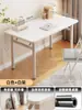 Mesa Retangular Dobrável Simples Portátil Mesa de Jantar para Casa Aluguel Mesa de Computador Mesa Longa