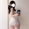 Nuevo Estilo Talla Grande Estilo Francés Encaje Floral Tirantes con Almohadilla en el Pecho Dulce Camisón Puro Cintura Sexy Falda de Cadera para Mujer