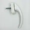 Con manija de accionamiento con bloqueo, movimiento manual hacia arriba y hacia abajo, manija de accionamiento con patrón de mano, aleación de aluminio, acero plástico, manija de puerta de ventana abatible