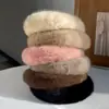 Faixa de Cabelo Plush Grossa da Moda para Mulheres, Acessório de Cabelo Versátil de Aba Larga para Outono e Inverno Que Faz o Rosto Parecer Menor