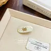 Acessório de cabelo requintado e elegante para mulheres, mini presilha lateral para meninas, presilha de cabelo versátil para franjas e fios soltos, presilha de jacaré com strass