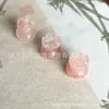 Bolsa de Dinero Rellena de Flor de Durazno de Jade Dorado de Xinjiang Natural Accesorios Hechos a Mano para DIY con Colgantes para Teléfono Móvil Listos para la Venta