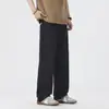 Calças Masculinas de Verão Finas Casuais de Corte Reto, Modelagem Solta Estilo Americano, Versáteis, Leves, Calças de Pernas Largas que Fazem Você Parecer Mais Alto e Magro