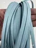 Ribete de Cuero Sintético con Tiras de Fileteado, Tiras Plegadas Prensadas para Accesorios de Ropa, Textiles del Hogar, Disfraces Tradicionales, Tiras Delgadas de Cuero Decorativas
