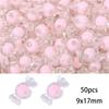 Estrela de Cinco Pontas Transparente Fosca de Acrílico Contas Redondas Material para Contas de Pulseira Colar Acessórios de Joias DIY