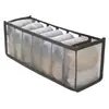 Caja de Almacenamiento para Ropa Interior para Uso Doméstico, de Tela, Multifuncional, con Compartimentos, Estilo Cajón, Moderna, Tres en Uno para Calzones, Calcetines y Sujetadores