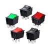 Interruptor D-Switch Desong Personalizado de una Pieza Impermeable con Luz 25A Alta Corriente Tipo Barco Interruptor Basculante