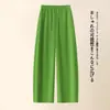 Pantalones Grises Claros de Dobladillo Curvo para Mujer 2026 Nuevo Estilo Pantalones de Pierna Ancha de Tiro Alto Sueltos Fluidos Casuales Pantalones Versátiles para Mujer