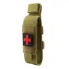 Porta torniquete táctico Molle, Estuche portátil TQ para equipo de primeros auxilios militar y Bolsillo para tijeras médicas de trauma