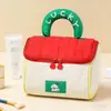Bolsa de Maquiagem Fofa de Casinha, Bolsa de Higiene Pessoal Portátil de Viagem de Desenho Animado de Grande Capacidade, Bolsa de Armazenamento de Lembrança para Meninas Fofas