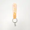 Nuevo llavero cuerda de goma blanda colgante de bolsa accesorios cuerda de cuero lindo llavero de pvc cuerda de goma blanda venta al por mayor