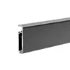 Rodapé de Liga de Alumínio 6cm Fino Minimalista com Arco Borda Reta Rodapé 4 Novos Estilos Rodapé com Arco Borda Reta