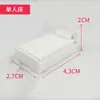 Modelos de muebles de interior, maqueta arquitectónica, materiales para maquetas de interior, tipos de casas, mesas de interior, sillas, camas, adornos pequeños, 1:escala 50