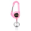 Clip retráctil de resorte para botella de agua de mochila, clip para cinturón, llavero, portátil, anti-pérdida, retráctil, negro