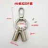 En Stock Kit de Colgante para Lanyard de Teléfono Móvil de 8mm Perla Baquelita Hebilla de Puerta Cuadrada Anilla de Resorte Colgante Accesorios para Joyería DIY