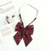 Estilo Japonés jk Corbata de Moño Roja Femenina Estilo Preppy Ropa con Moño Accesorios Traje de Marinero Decoración de Camisa Cuello de Dama Flor Tendencia