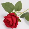 Flor Artificial Ramo de una Sola Rosa Gama Alta Decoración de San Valentín Boda Flor Sala de Estar Decoración del Hogar Flor Falsa Transfronterizo