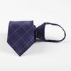 Venta al por mayor puntual corbata perezosa para hombre formal cremallera negocios profesional novio boda trabajo estudiante entrevista fácil de jalar