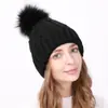 Sombrero de lana acolchado con terciopelo, nuevo, transfronterizo, europeo y americano, otoño e invierno, moda para mujer, exterior, cálido para el frío, sombrero de punto