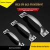 Arco de aço inoxidável alça simples moderno armário de guarda-roupa gaveta alça espessada sólido ferragem maçaneta da porta