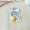 Traje de Accesorios para el Cabello de Oso Amarillo Leche para Niños Anillo para el Cabello de Oso Lindo Alto Valor de Color Dibujos Animados Pinza Lateral para Flequillo Traje