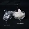 Cuenco desmagnetizador de cristal natural, piedra en bruto de cristal blanco, pulsera de piedra triturada, pulsera, piedra de purificación y desmagnetización, recipiente para guardar joyas
