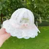 Categoria de Chapéu de Bebê um Chapéu de Pescador de Verão Princesa Ajustável de Renda para Bebê para Sair Fino Protetor Solar Chapéu de Bacia Moderno