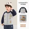 Ropa Infantil Panda Kaka Niños Cárdigan 100% Algodón Chaqueta Niñas Top Otoño Niños Ropa de Otoño Bebé Ropa Bebé