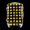 Maleta Casual Estilo Dibujos Animados Impresión UV 20 pulgadas Maleta de Cabina Rueda Universal Juego de Tres Piezas Maleta con Ruedas Caja con Contraseña