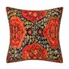 Funda de Almohada Patrón Vintage Alfombra Turca Persa Cojín Decorativo para el Hogar Funda de Almohada Lino