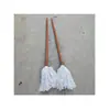 Mop cabeça redonda mop linha branca materiais de limpeza doméstica mop utilidades domésticas diárias mercado 10 reais mop de fio de algodão