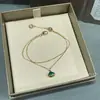 Pulsera Abanico Falda Pequeña Bao Ge, Cadena Doble Chapada en Oro Grueso de 18K, Ágata Natural, Artesanía Fina, Modelo para Mujer, Disponible al por Mayor
